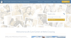 Desktop Screenshot of lifecarecenteratwellscrossing.com
